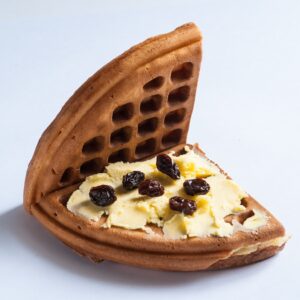 葡萄奶酥鬆餅三明治