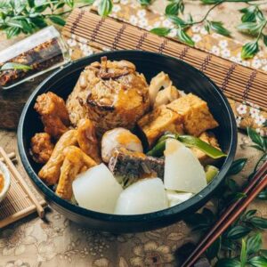 招牌甜不辣及筒仔米糕